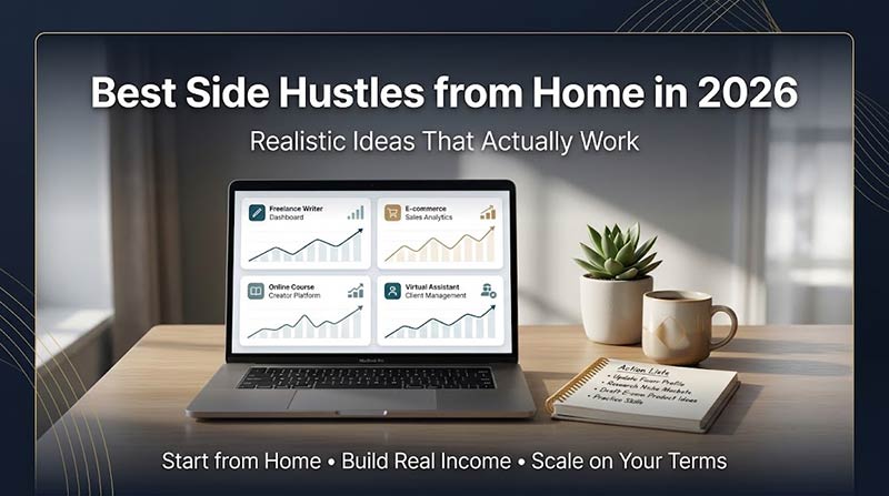 Best Side Hustles from Home in 2026