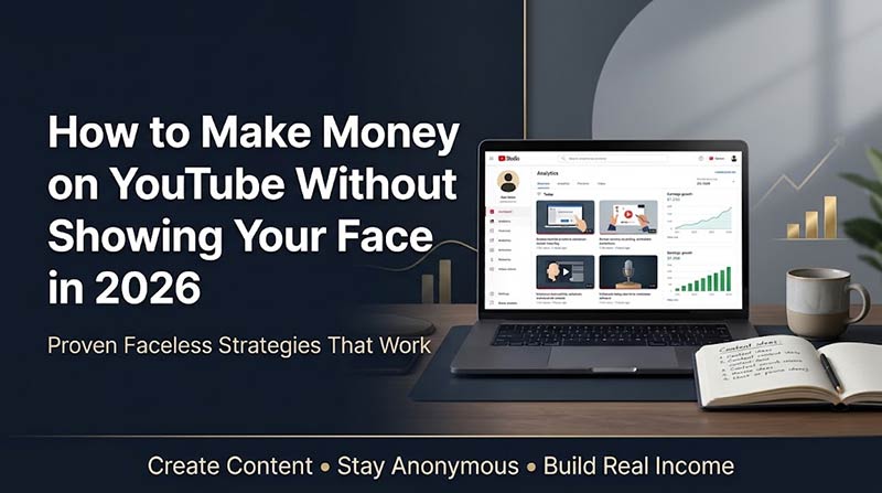 How to Make Money on YouTube Without Showing Your Face in 2026
